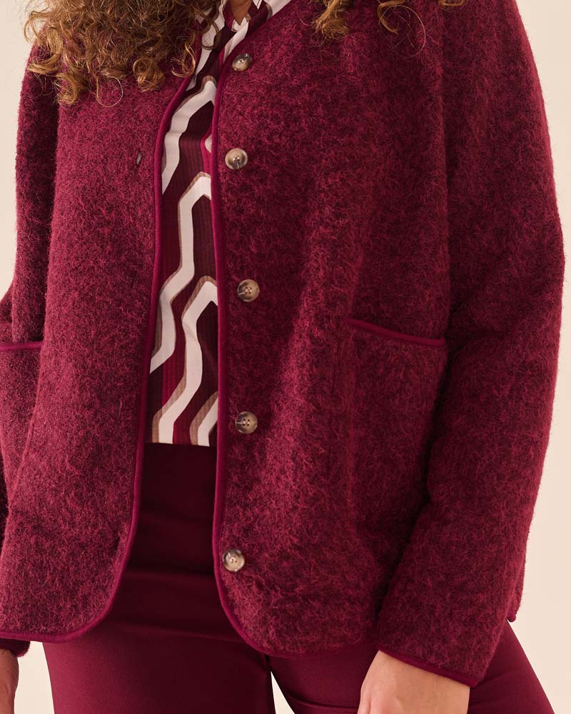 Jack - Kae Boiled wool look | Port