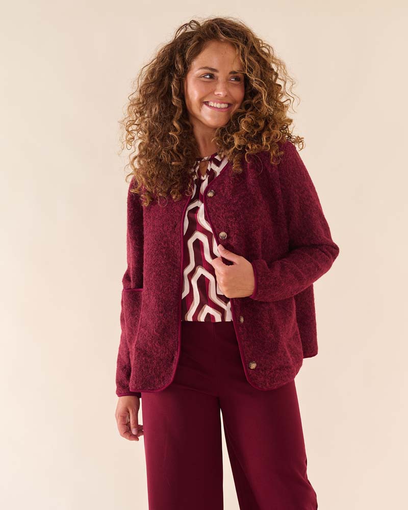 Jack - Kae Boiled wool look | Port