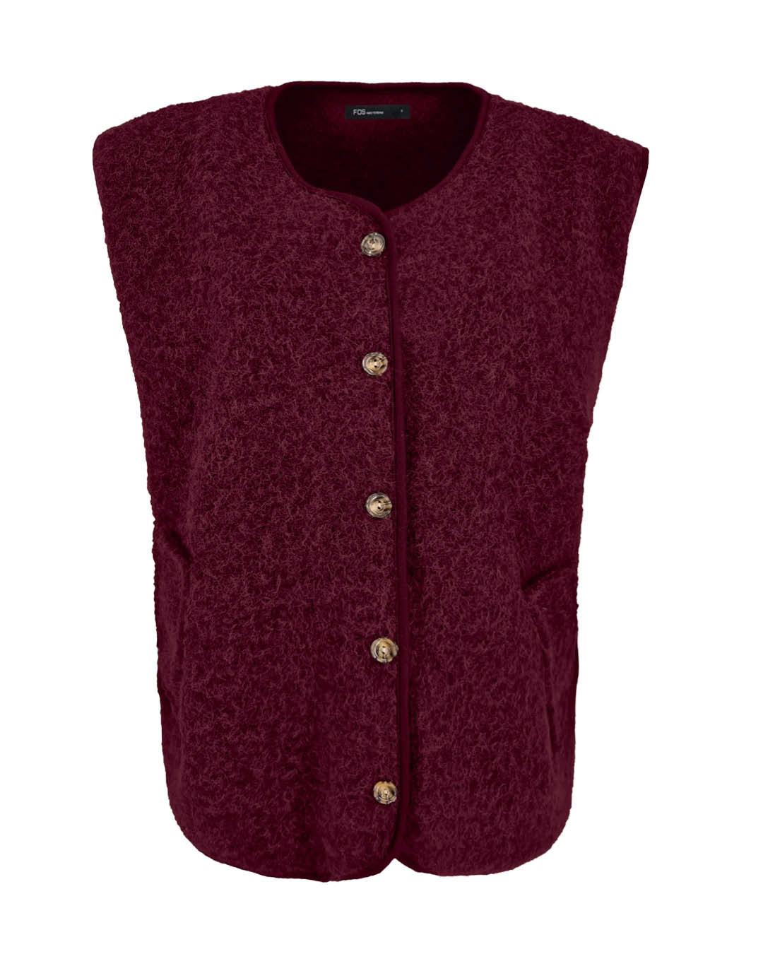 Gilet - Keesje Boiled wool look | Port