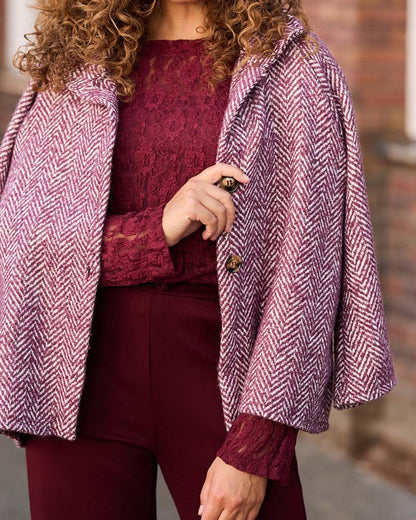 Jack - Aveline Visgraat grof | Violet