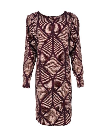 Jurk - Fiona Diamond Leaf | Port