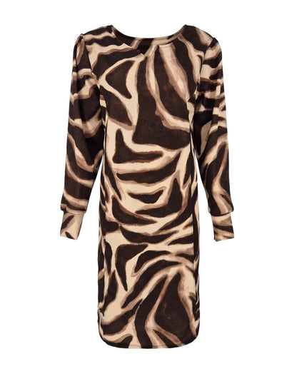 Jurk - Fiona Sand dunes | Bruin