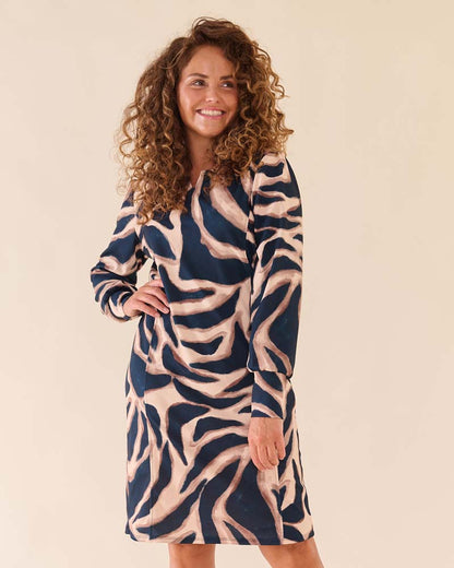 Jurk - Fiona Sand dunes | Navy