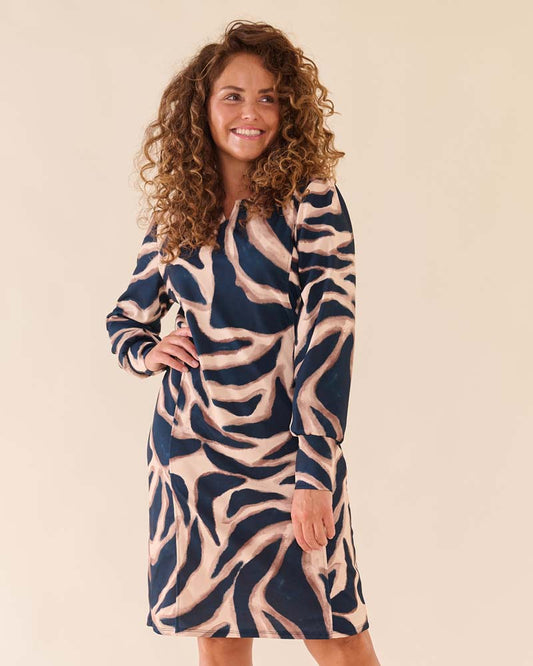Jurk - Fiona Sand dunes | Navy