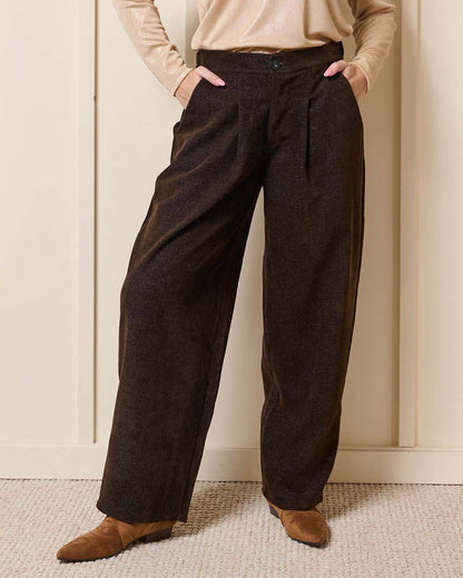 Broek - Mathia | Bruin