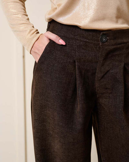 Broek - Mathia | Bruin