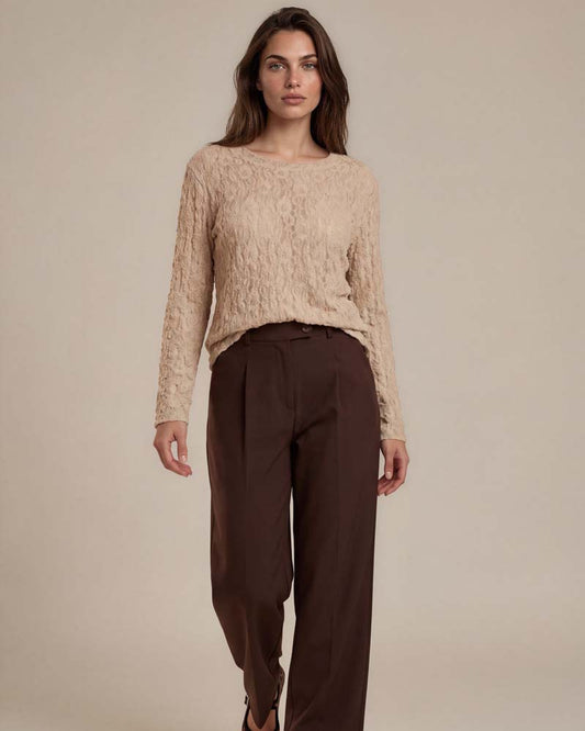 Broek - Mathia Visgraat | Bruin