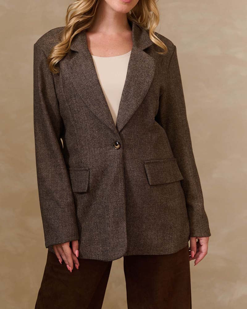 Jas - Michi Tweed | Bruin