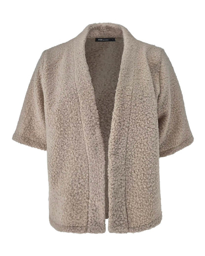 Gilet - Lia Teddie krul | Beige