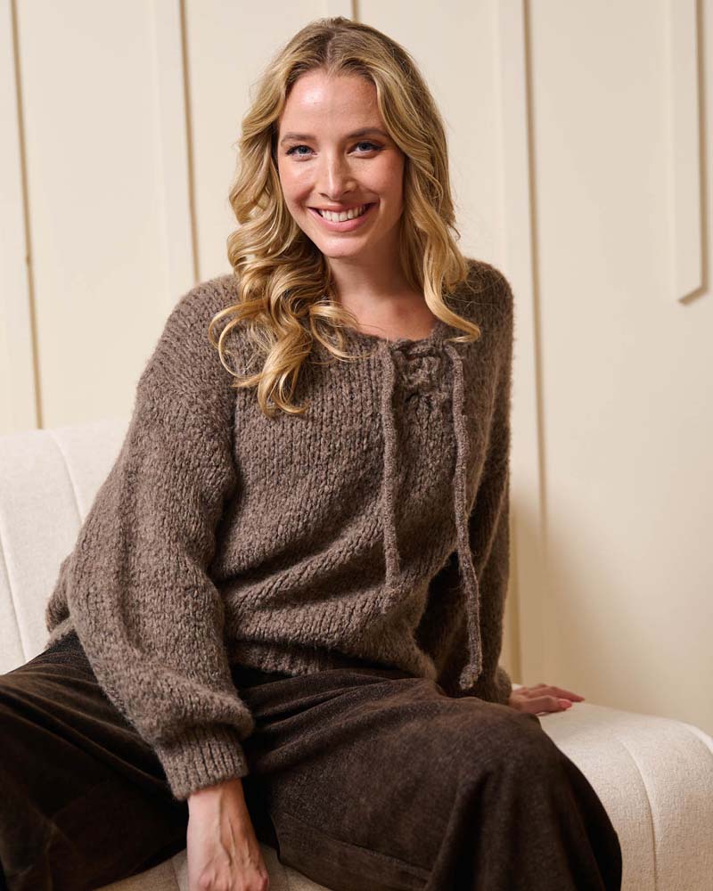 Trui - Britt Uni | Taupe