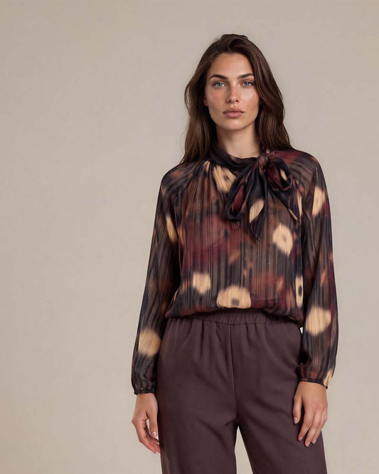 Blouson - Bodhi Faded flower | Zwart