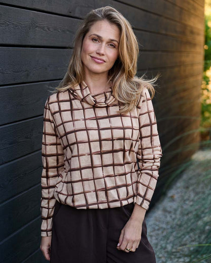 Top - Nico Raster-FB | Beige
