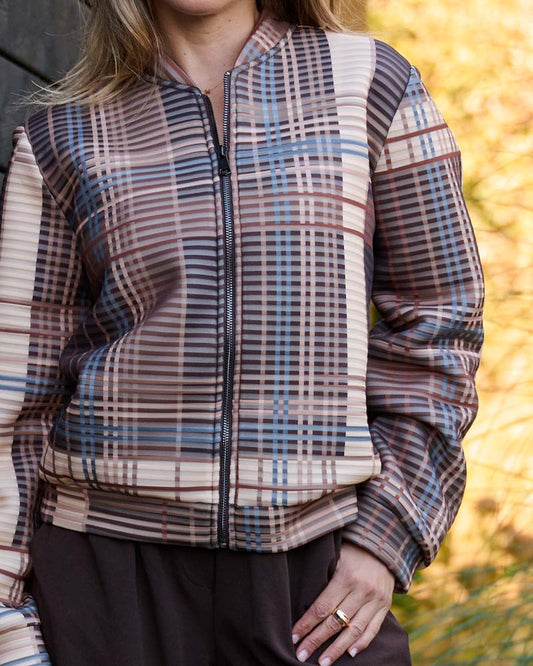 Jack - Feline Ribbel ruit | Bruin