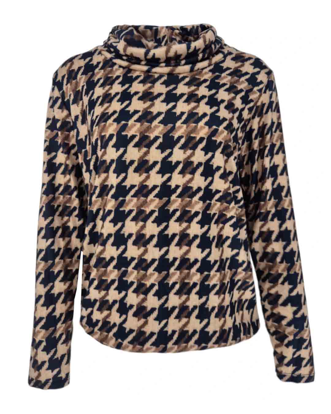 Top - Nico Pied de poule-FB | Navy