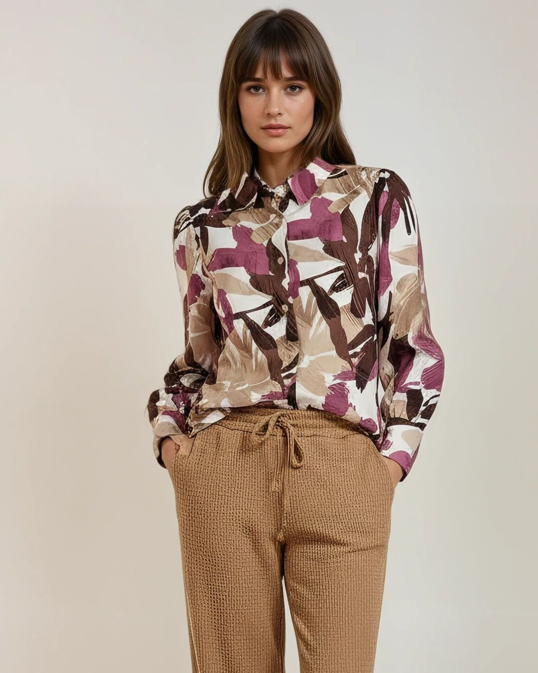 Blouse - Evita Boeket | Roze