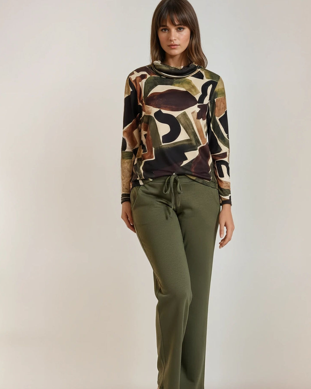 Top - Nico Shapes-FB | Army