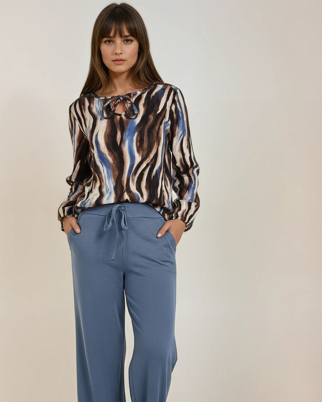 Blouson - Lexi Aqua Lines | Jeans