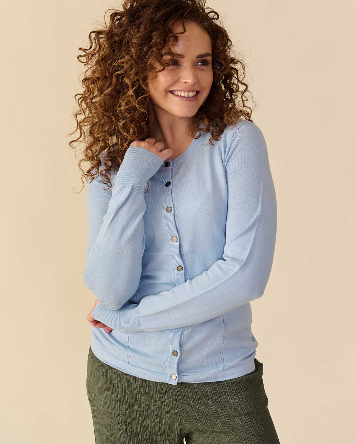 vest luna uni licht blauw