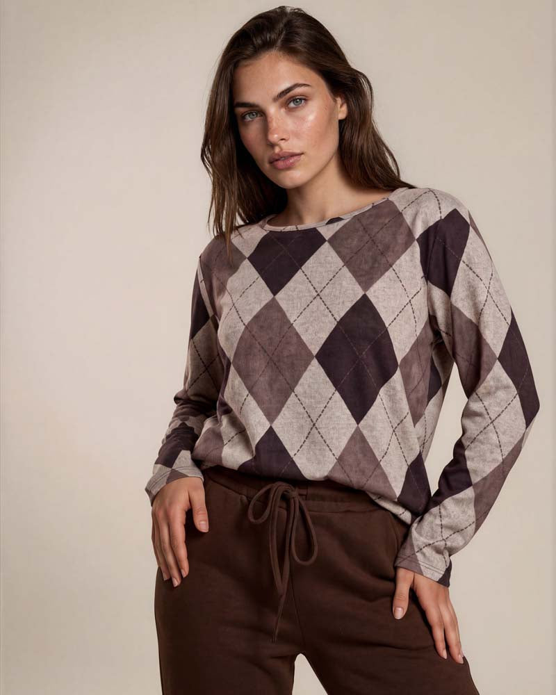 Top - Sisi Ruit-FB | Beige