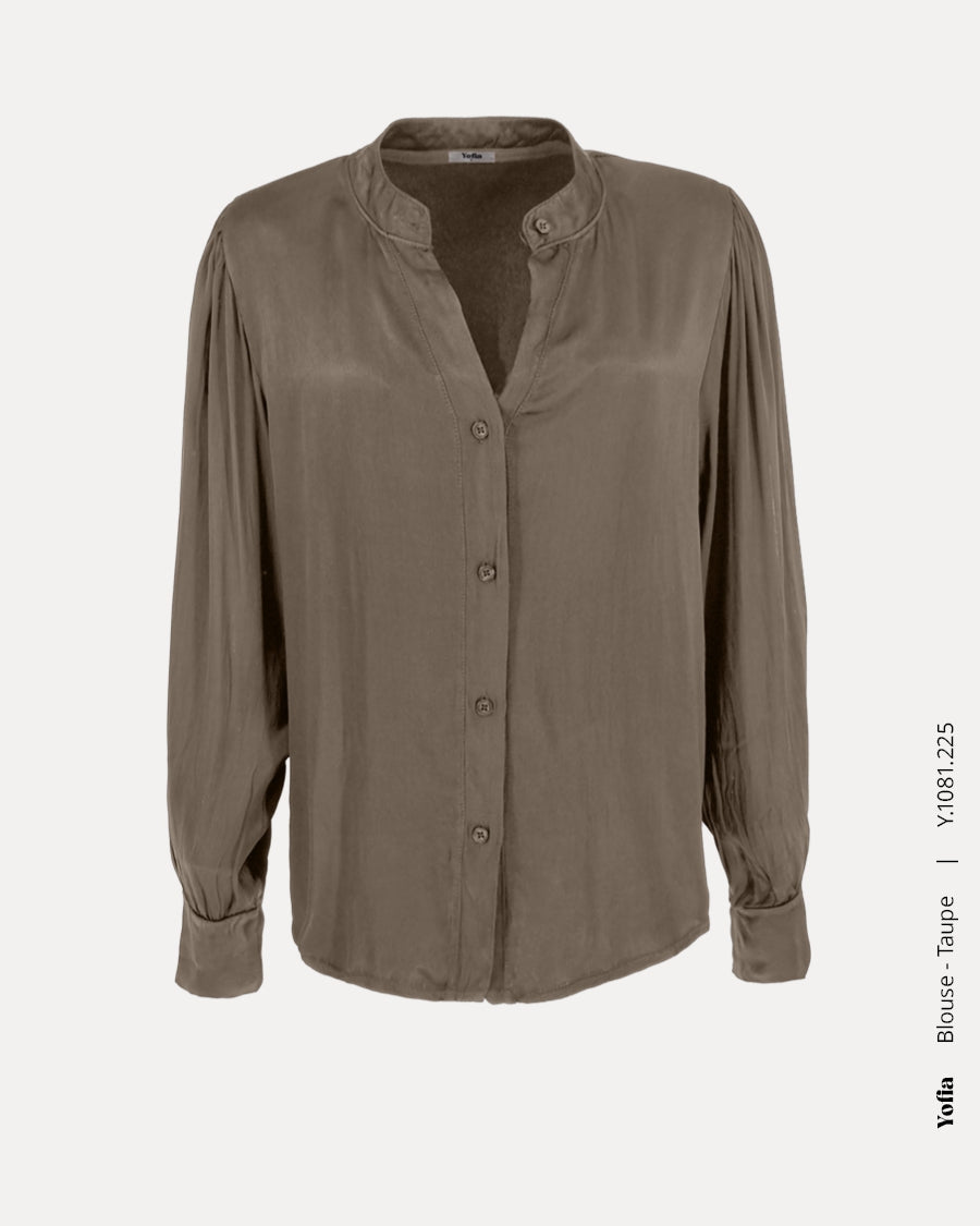 Blouse | Taupe