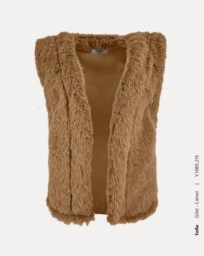 Gilet | Camel