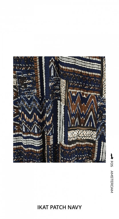 Noa - Ikat Patch | Navy