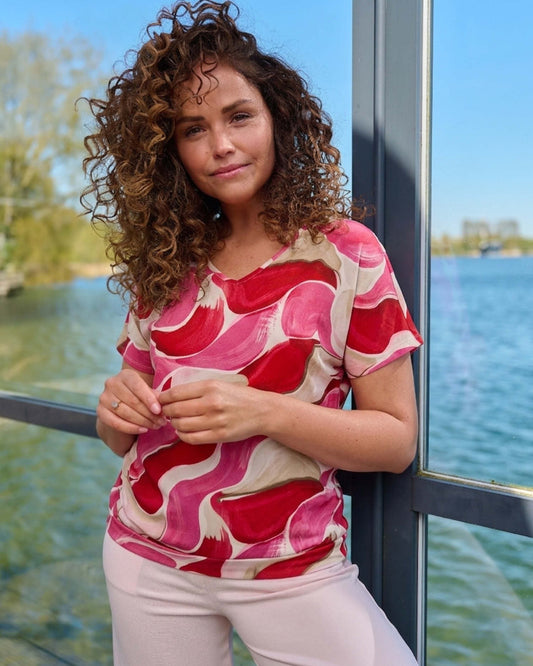 Top - Bella Stone | Fuchsia