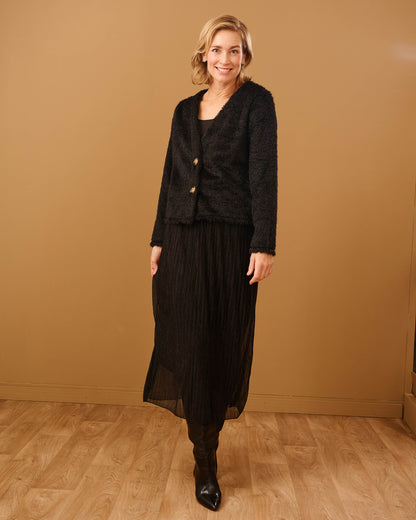 Rok - Lucie Lurex | Zwart Rokken